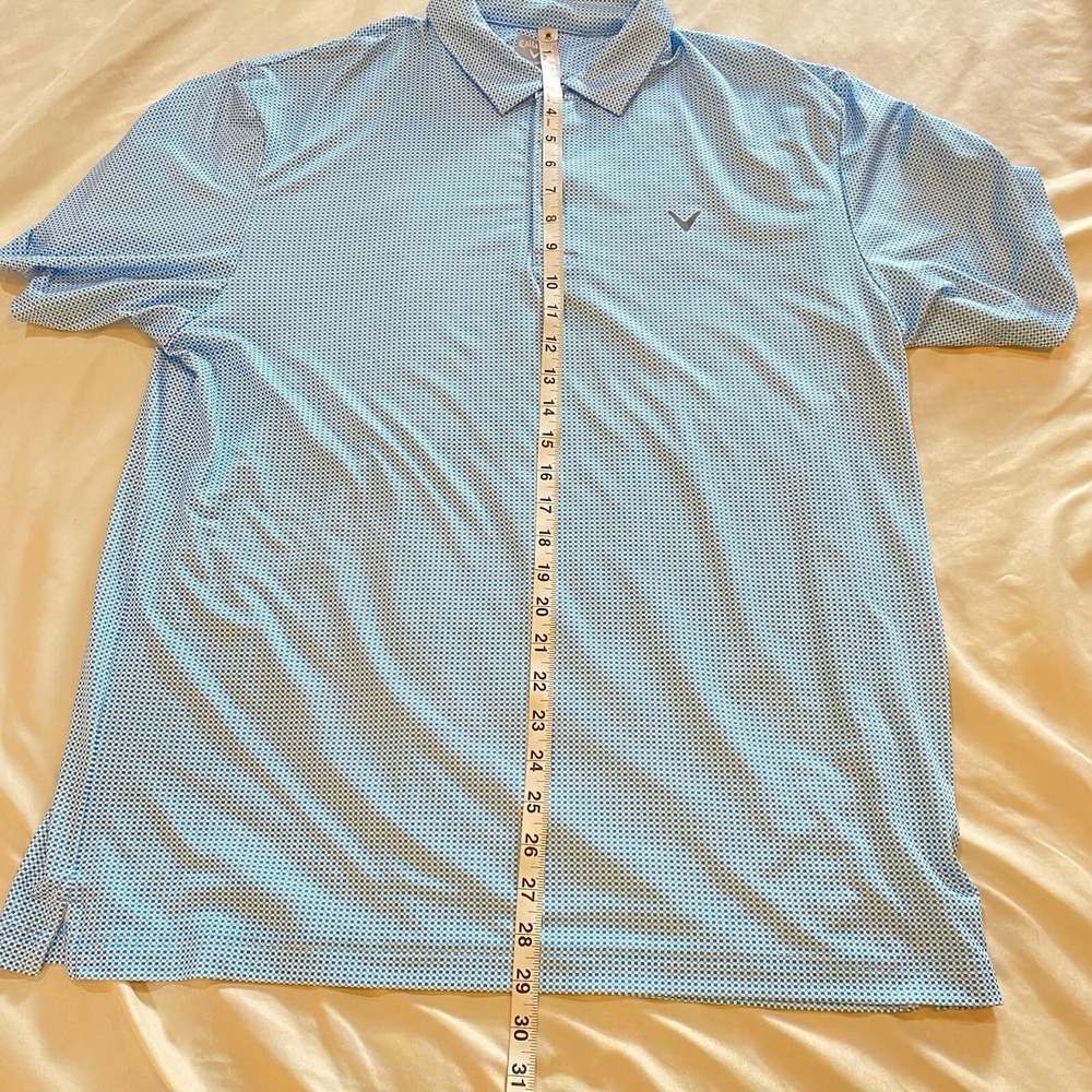 Callaway Men's‎ Golf Polo Opti-Dri Size L Tiny Checks - Picture 4 of 7
